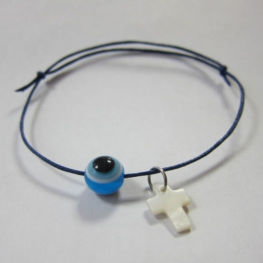 Palma Emporio Christening Charm Bracelet Blue 50pcs