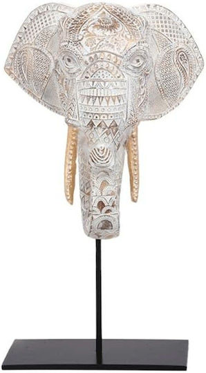 Fylliana Decorative Animal Polyresin Elephant 17.5x13x30cm 1pcs