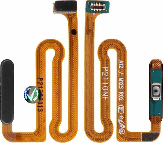Samsung Cablu flexibil cu Amprentă digitală în culoarea Negru pentru Samsung Galaxy A12