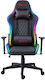 Havit GC907 Καρέκλα Gaming Δερματίνης με Ρυθμιζόμενα Μπράτσα και RGB Φωτισμό Μαύρη