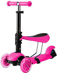 Scooter Kids Scooter 3-Wheel with Seat Pink