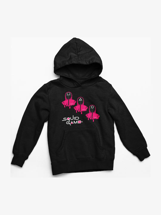 T-shirt Studio Squid Game Black Hoodie