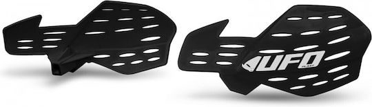 UFO Motorcycle Protective Hand Guards in Black Colour