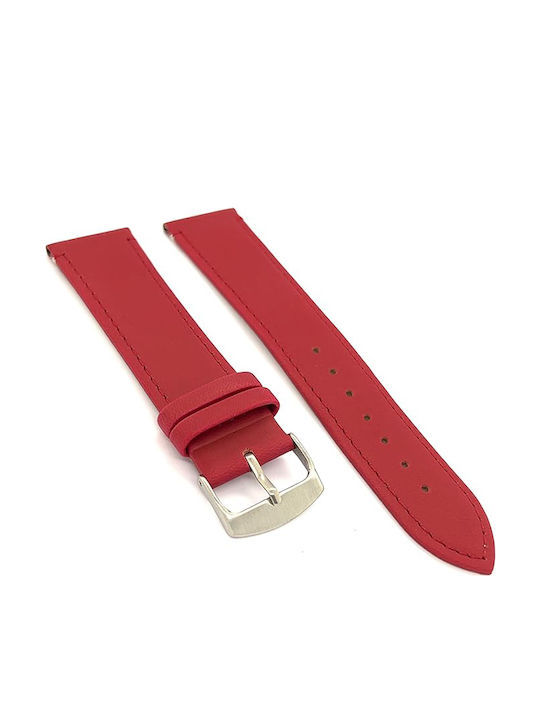 Diloy Straps Lederriemen Rot 16mm