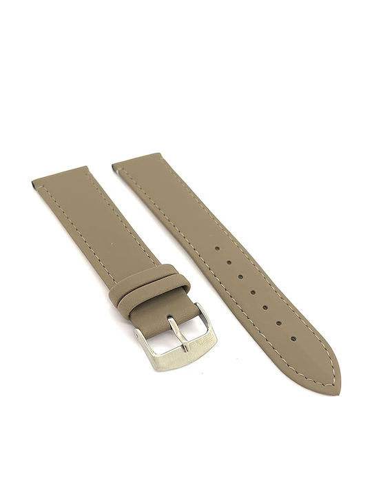 Diloy Straps Lederriemen Gray 16mm
