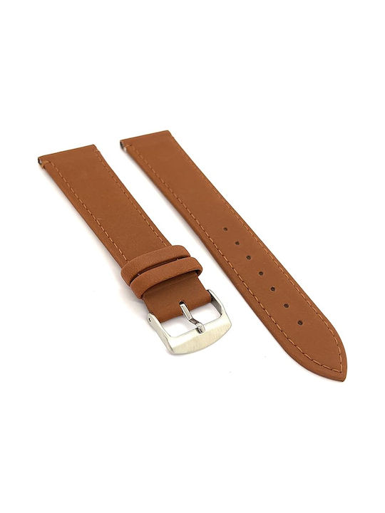 Diloy Straps Leather Strap Brown 22mm