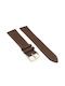 Diloy Straps Leather Strap Brown 20mm