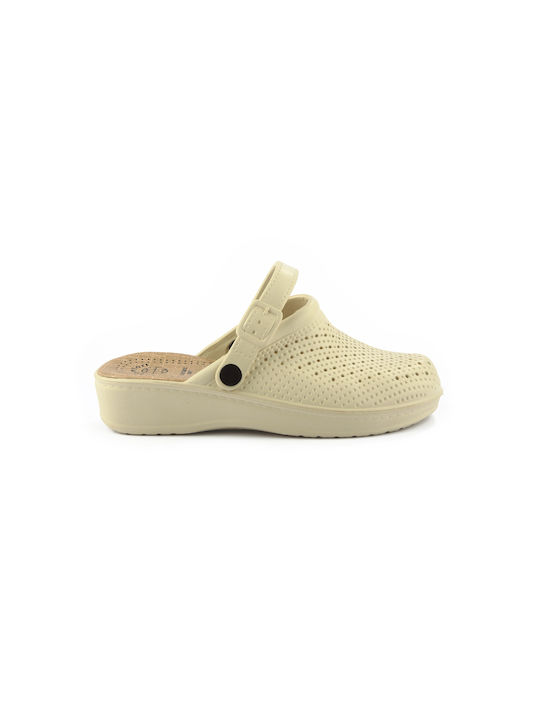 Fshoes Clogs Beige