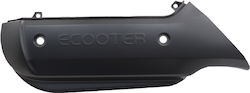 Ecooter Right Motorcycle Side Plastic Black