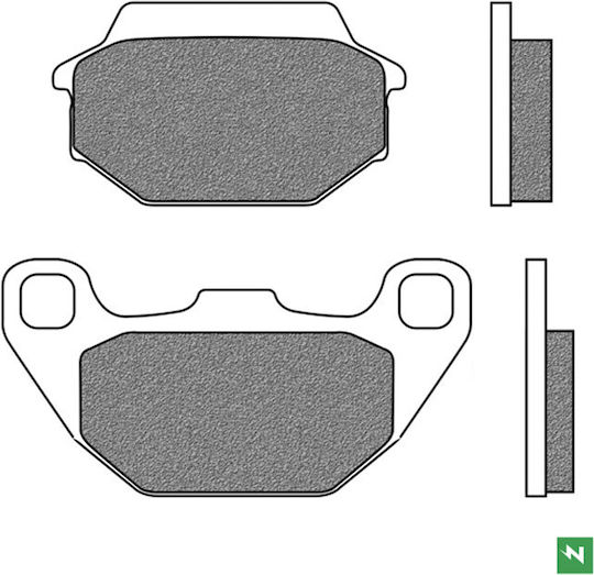 Newfren Motorcycle Brake Pads Rear 125 for Kymco People Lifan CITY 125