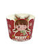 Kardasis Set Weihnachtliche Cupcake-Papierförmchen Rot 50Stück