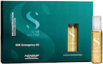 Alfaparf Milano Semi Di Lino Reconstruction SOS Emergency Oil Hair Ampoules Reconstruction 6x13ml 8022297152448