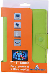 Powertech Flip Cover Green (Universal 7-8")