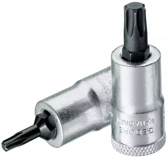 Gedore Cheie tubulară cu Vârf Torx și Patrat de Prindere 3/8'' Dimensiune T30 1buc