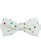 Bonjour Bebe Kids Fabric Bow Tie White