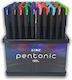 Linc Gel Pens 100 Pieces Various Designs