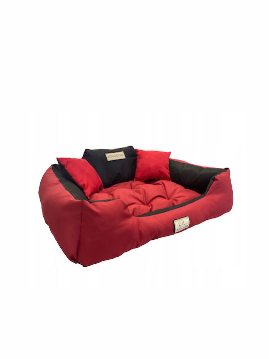 KingDog Sofa Dog Bed Red 55x45cm.