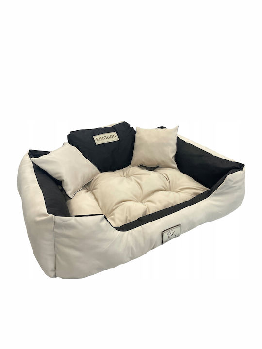 KingDog Καναπές Σκύλου Μπεζ 75x65εκ. KingDog Καναπές Σκύλου Μπεζ 75x65εκ.