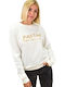 First Woman Women's Sweatshirt Λευκό