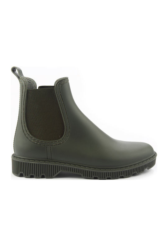 Women's Short Wellies Green