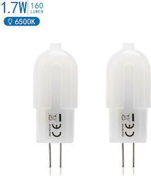 Aigostar LED крушка 1.7W за фасунга G4 Хладно б...