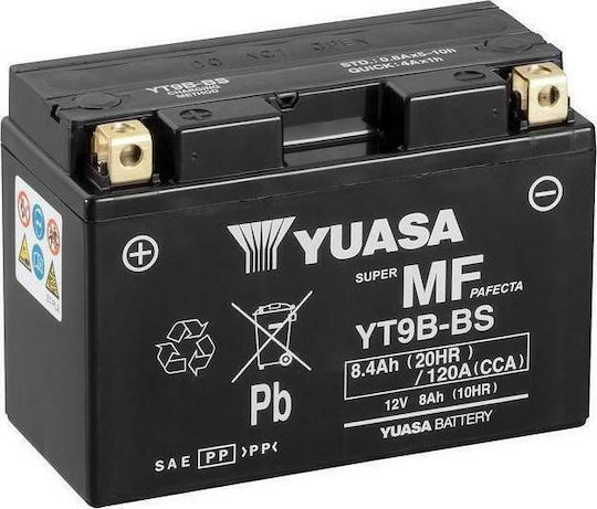 Yuasa Затворен тип Мотоциклетна батерия 120Спецификация с капацитет 8.4Ах