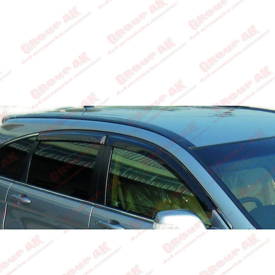Honda Σετ Ανεμοθραύστες Αυτοκινήτου Μπροστινοί και Πίσω για Honda CR-V 2007-2012 4τμχ