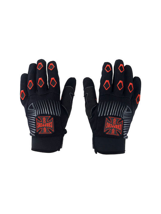 West Coast Choppers Men's Gloves Black West Coast Choppers Men's Gloves Black