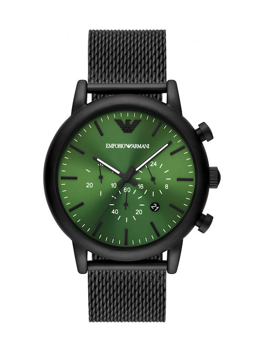 Armani Exchange Мъжки часовник на батерия с метална гривна Armani Exchange Мъжки часовник на батерия с метална гривна