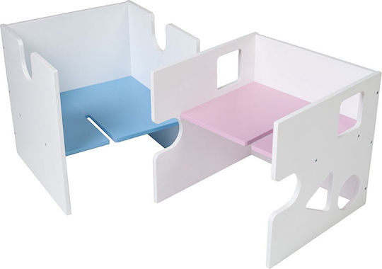 Würfel Kinderschreibtisch aus Holz BabyCute