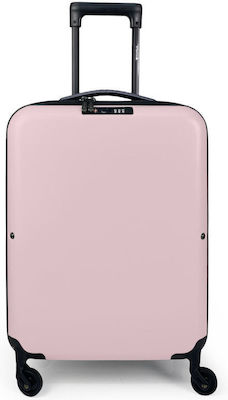 Bg Berlin Pegasus Cabin Travel Suitcase Hard Pink with 4 Wheels Height 55cm