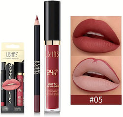 Ushas Makeup Set for the Lips No.05 2pcs