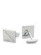 Boss Cufflinks from Steel in Silver Color