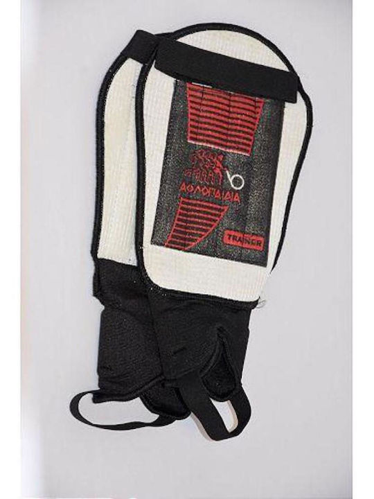 Athlopaidia Adults Soccer Shin Protectors White 008.56111