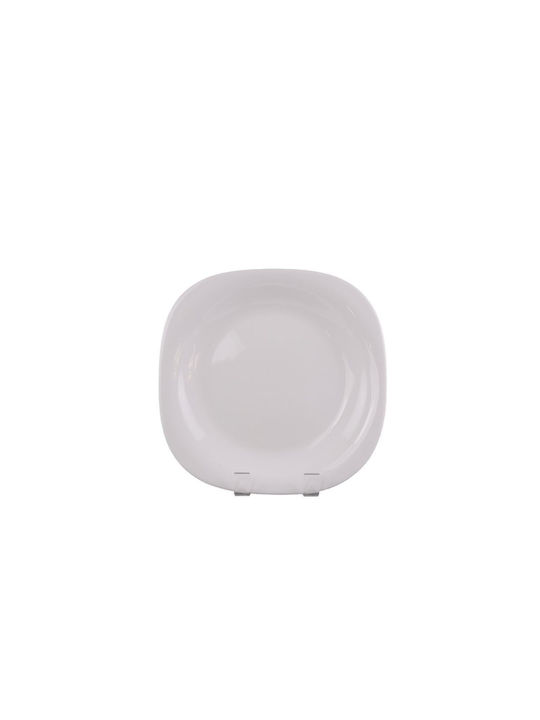 Eaton Dining Чиния Пустинята Стъкло Бял 21.5см 6бр
