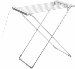 InnovaGoods Aluminum Folding Electric Clothes Drying Rack 120W 8cm