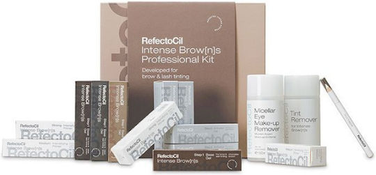 RefectoCil Intense Brow[n]s Professional Kit Makeup Set for the Eyebrows 19pcs