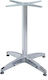 Zita Plus Rina Stand de masă din Aluminiu cu Regulator Aluminium 68x68x72cm