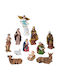 Lianos Christmas Figure Manger 11pcs