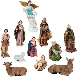 Lianos Christmas Figure Manger 11pcs