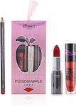 BPerfect Cosmetics Poison Apple Set de machiaj pentru față și corpBuze 3buc