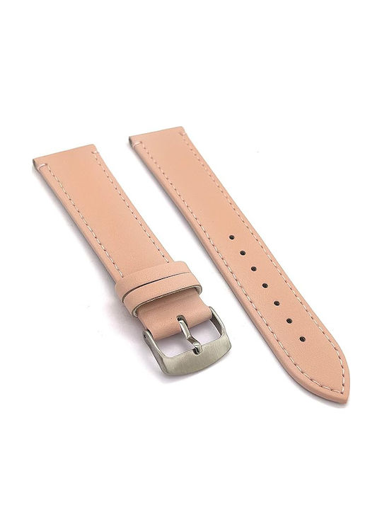 Diloy Straps Lederriemen Rosa 22mm