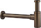 Armando Vicario Kupfer Siphon Spülbecken Bronze