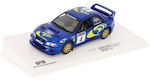 Ixo Models Subaru Subaru Impreza S5 WRC, No.4, anniversary Edition Modeling Figure Car in Scale 1:43