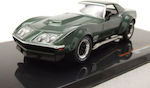 Ixo Models Chevrolet Corvette customs (C3), metallic-dark green Modeling Figure in Scale 1:43