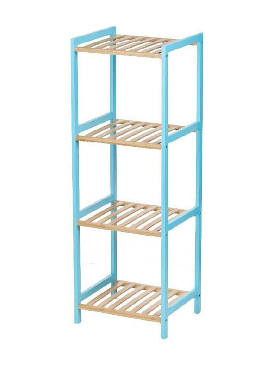 CMSpa Wall Mounted Bathroom Shelf Wooden 35x30x100cm