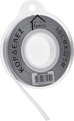 Cosmofan Satin Panglică Monocromie Gri cu lățim...