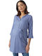Mamalicious Hemd Schwangerschafts-Tops blue