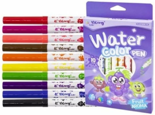 Yalong Aromatische Zeichenmarker Dünne Set 10Stück