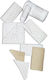 Batus Set Für Krippe Λουλούδια white-beige 9Stück